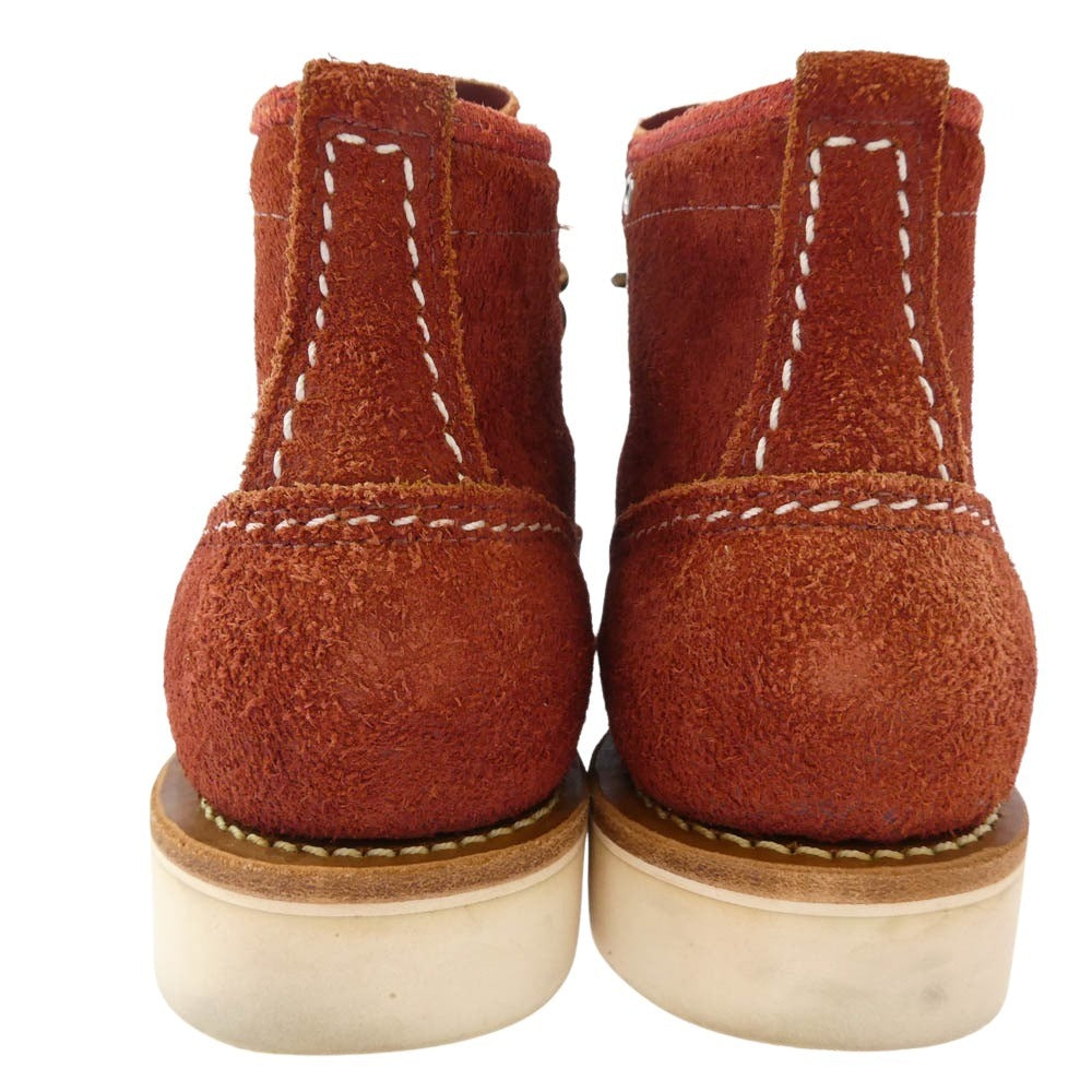 WESCO ウエスコ Custom Jobmaster Redwood Rough Out カスタムジョブマスター 6インチ レッドウッドラフアウト ブーツ レッド系 US7.5E【中古】
