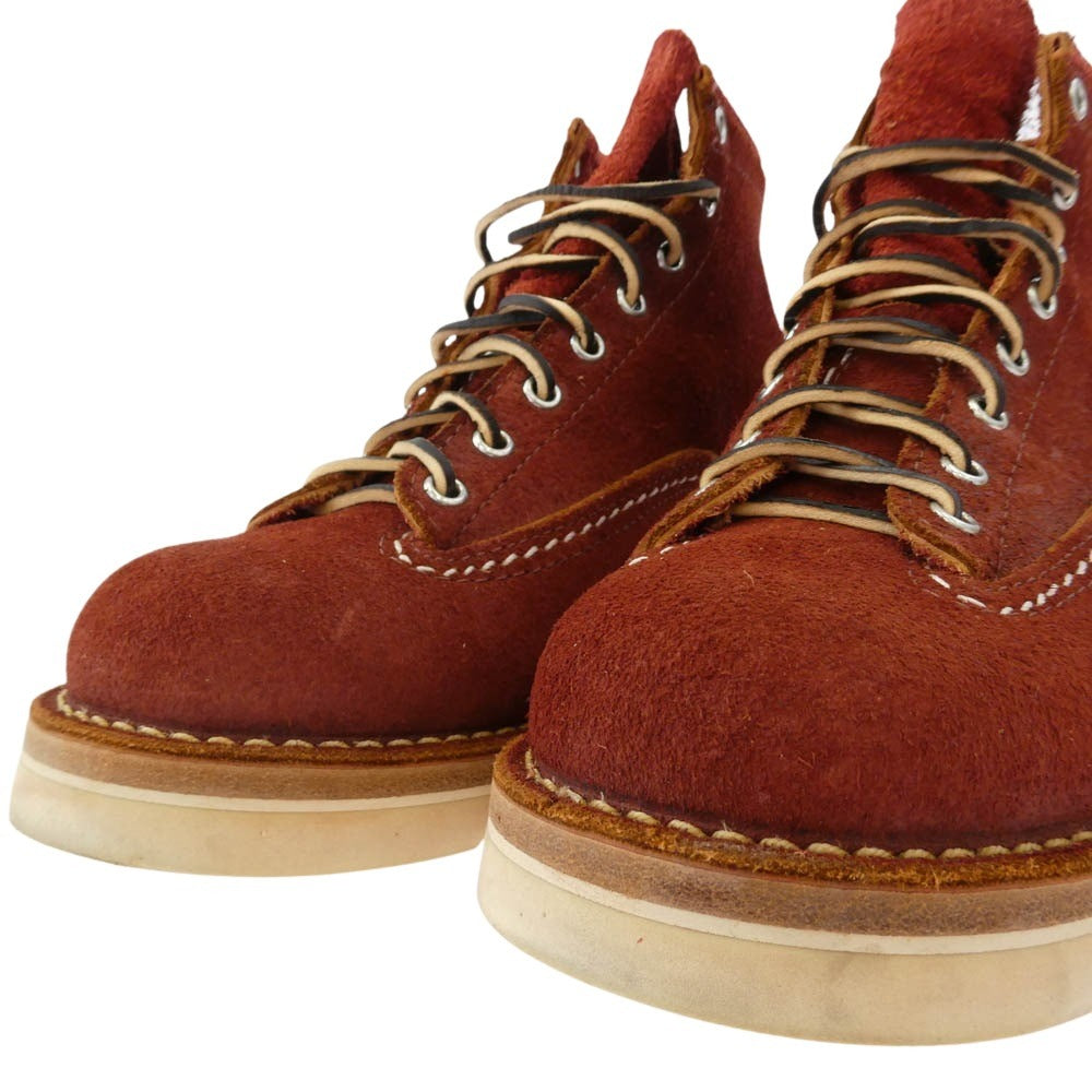 WESCO ウエスコ Custom Jobmaster Redwood Rough Out カスタムジョブマスター 6インチ レッドウッドラフアウト ブーツ レッド系 US7.5E【中古】