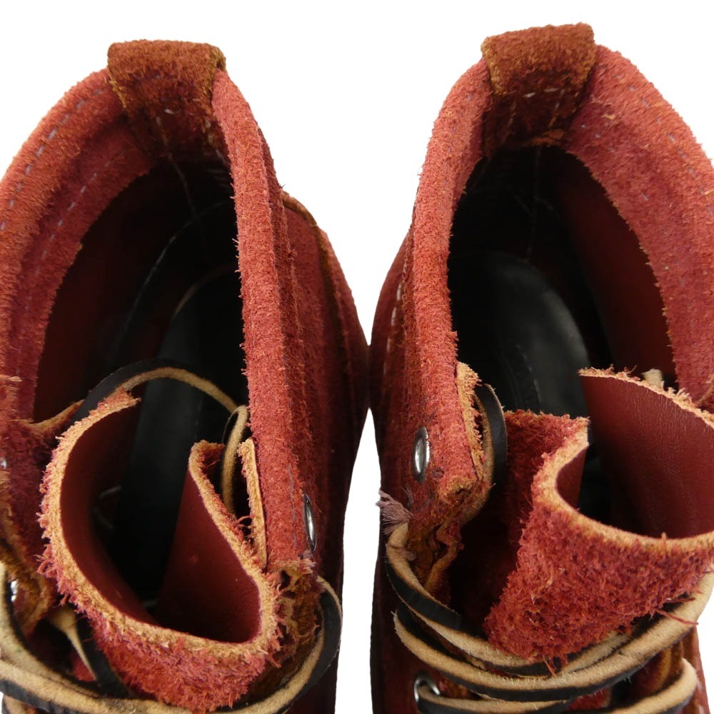 WESCO ウエスコ Custom Jobmaster Redwood Rough Out カスタムジョブマスター 6インチ レッドウッドラフアウト ブーツ レッド系 US7.5E【中古】