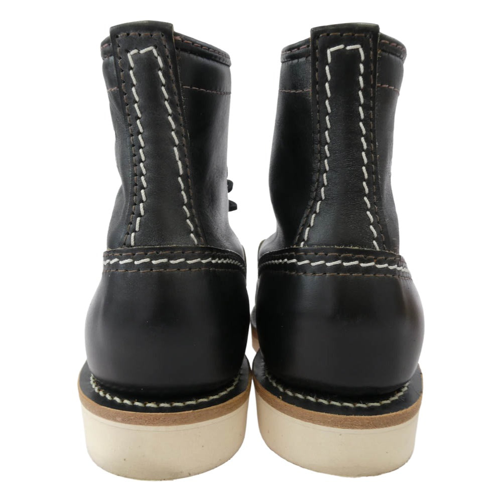 WESCO ウエスコ Custom Jobmaster Horsehide カスタムジョブマスター 7インチ 茶芯 ホースハイド セミレーストゥ ブーツ ブラック系 US7.5E【中古】