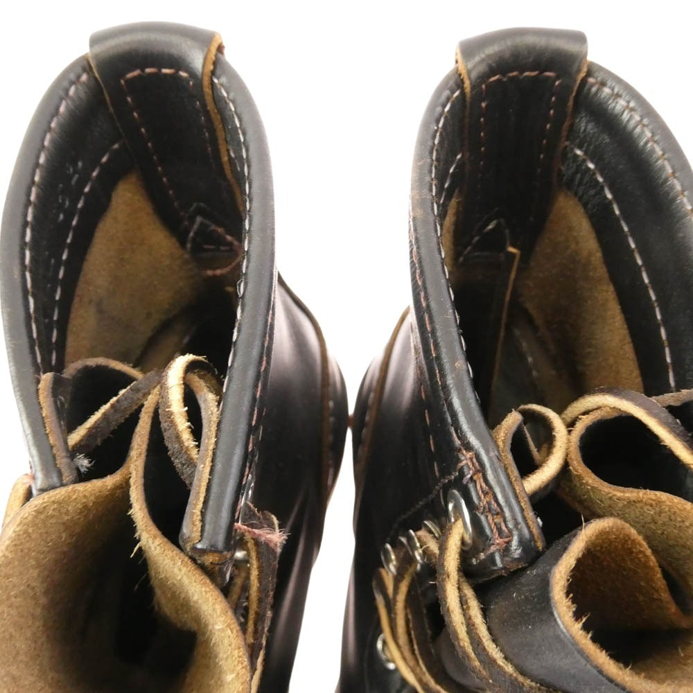 WESCO ウエスコ 2020 Limited Model JOBMASTER 8 ウエスコ ホースハイド ジョブマスター 福禄寿カスタム 8インチ Horween ホーウィン クロムエクセル レザー ブーツ ブラック系 7.5【中古】