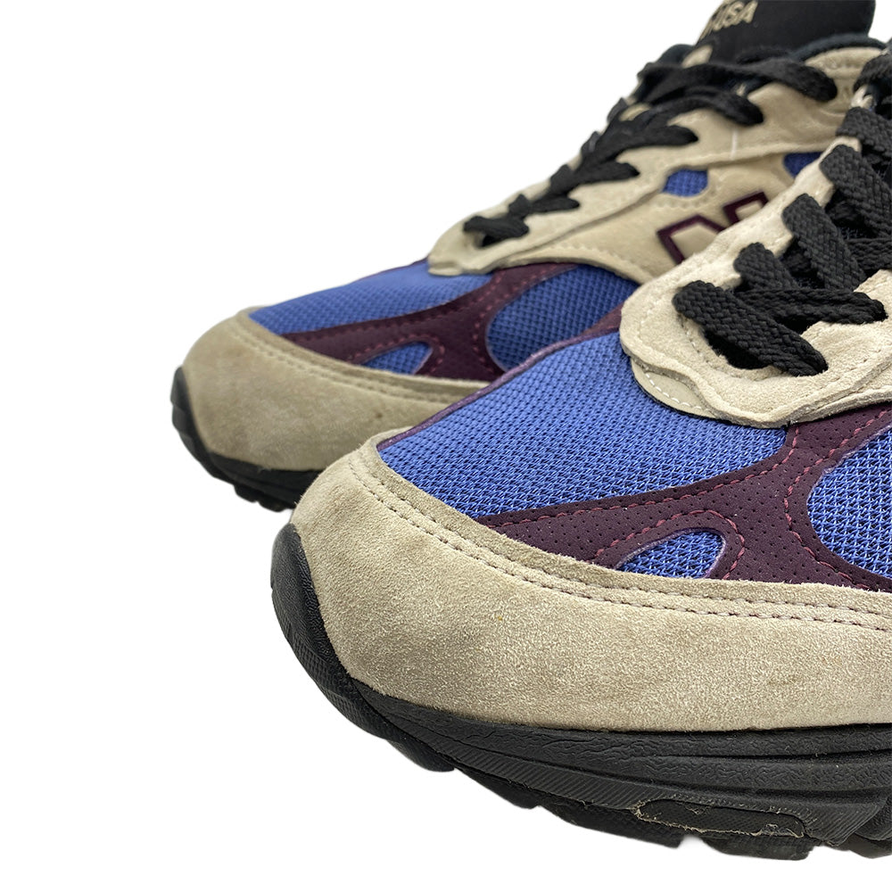 NEW BALANCE ニューバランス MR993ALL × Aime Leon Dore エメレオンドレ 993 Taupe トープ ローカットスニーカー ベージュ系 ブラック系 28cm【中古】