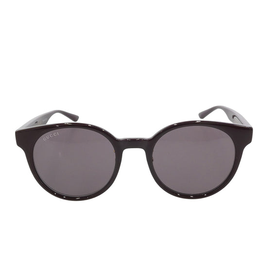 GUCCI グッチ GG1339SK イタリア製 ウェリントン型 アジアンフィット GGメタルロゴ セルフレーム クリングスタイプ サングラス アイウェア エンジ系 54□22-145【中古】