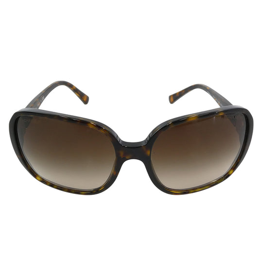 CHANEL シャネル 5284 イタリア製 バタフライ レンズ ココマーク サングラス マーブル ダーク ブラウン ブラウン系 59□17 135【中古】