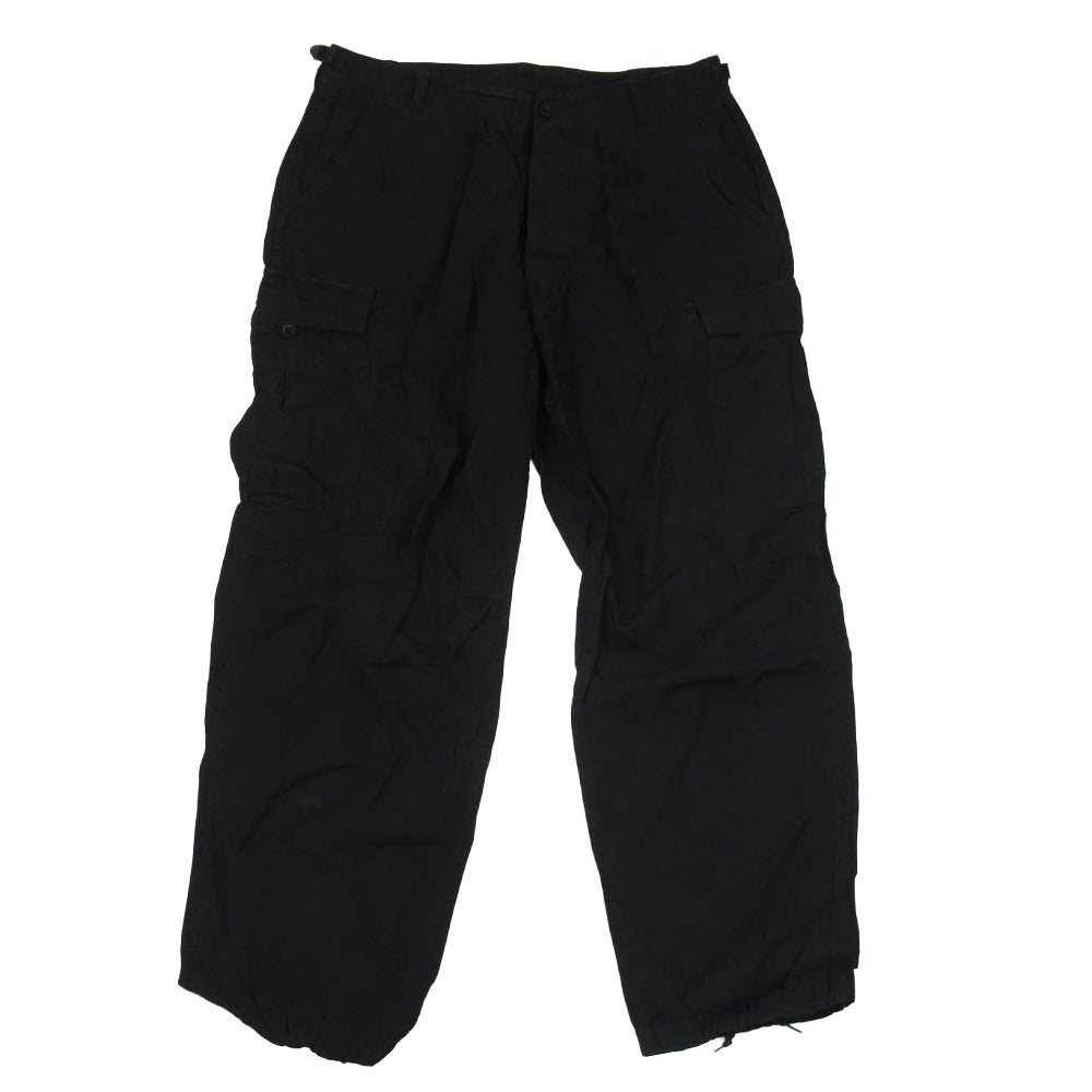 COMOLI コモリ 21SS T01-03014 リネン B.D.U. パンツ ６ポケット 麻 カーゴパンツ ブラック系 2【中古】