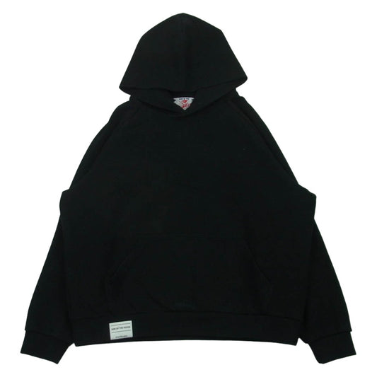 SON OF THE CHEESE サノバチーズ SC2120-SW02 プルオーバー フーディー パーカー 日本製 ブラック系 M【中古】