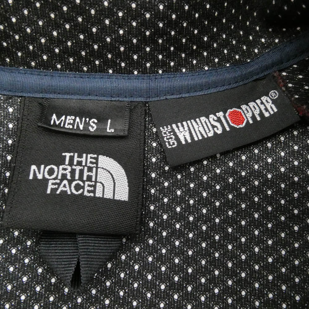 THE NORTH FACE ノースフェイス NA46003 ゴアウィンド ストッパー ボア ジャケット フリース レッド系 L【中古】