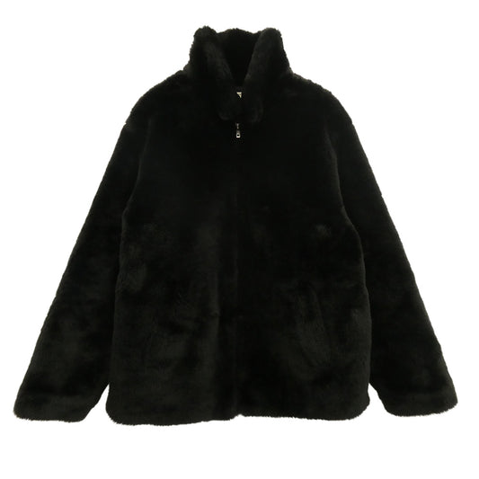WACKO MARIA ワコマリア 20AW 20FW-WMO-BL06 FUR COACH JACKET フェイクファー コーチ ジャケット ブラック系 M【中古】