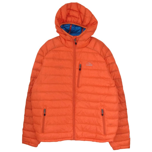 L.L.Bean エルエルビーン DL708 ウルトラライト 850 フーデッド ダウン ジャケット オレンジ系 XXL【中古】