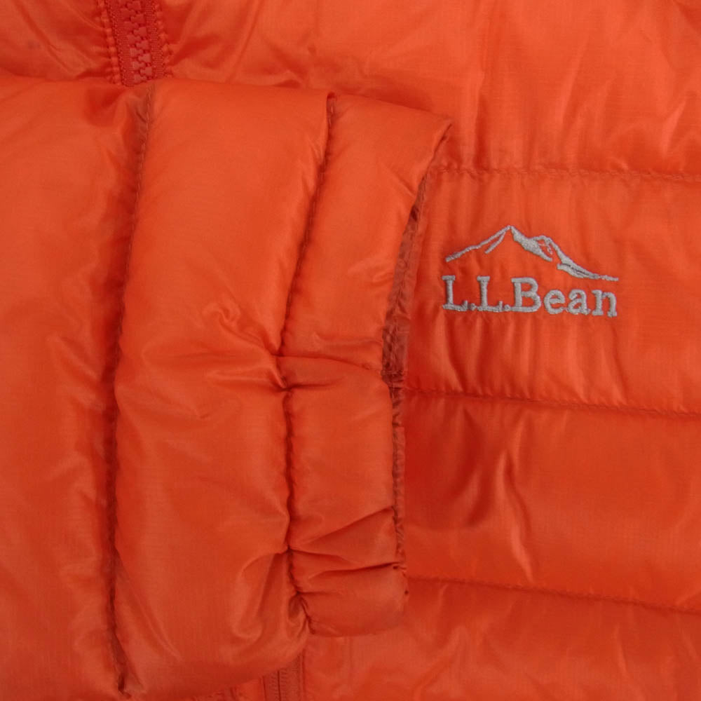 L.L.Bean エルエルビーン DL708 ウルトラライト 850 フーデッド ダウン ジャケット オレンジ系 XXL【中古】