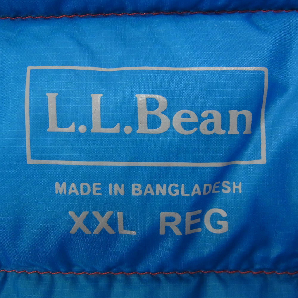 L.L.Bean エルエルビーン DL708 ウルトラライト 850 フーデッド ダウン ジャケット オレンジ系 XXL【中古】