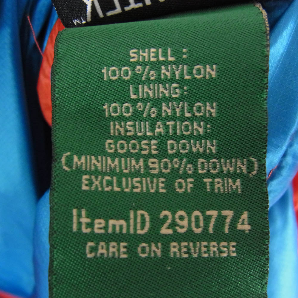 L.L.Bean エルエルビーン DL708 ウルトラライト 850 フーデッド ダウン ジャケット オレンジ系 XXL【中古】