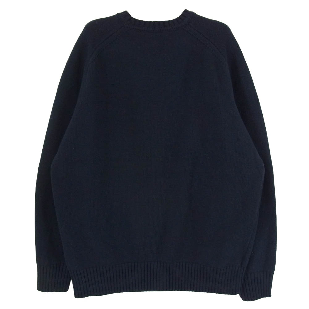 レショップ 25-080-053-8000-1-0 LE エルイー クルーネック ニット セーター ネイビー系 2【中古】