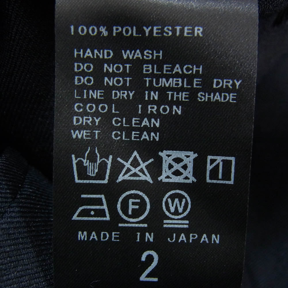 レショップ 24-030-053-8000-4-0 LE エルイー everyday slacks エブリデイ ツータック スラックス パンツ ネイビー系 2【中古】
