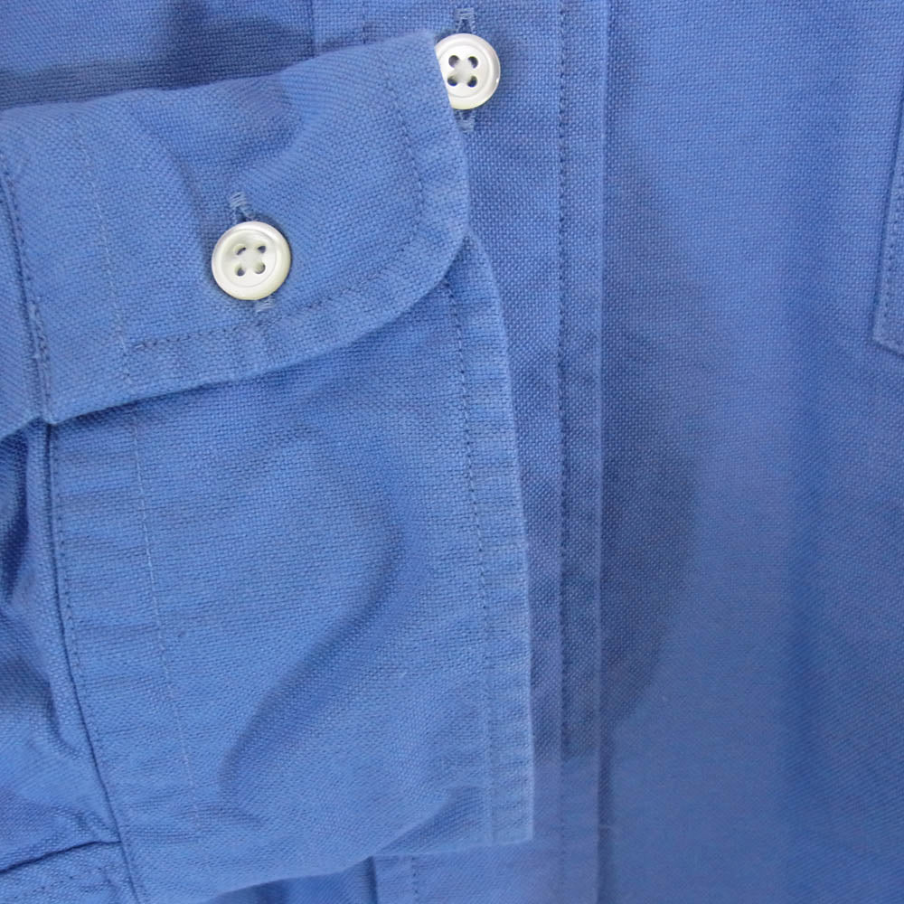 GRAPHPAPER グラフペーパー 22AW GM224-50041B Oxford Oversized B.D Shirt オックスフォード オーバーサイズド 長袖 ボタンダウンシャツ ブルー系 F【中古】