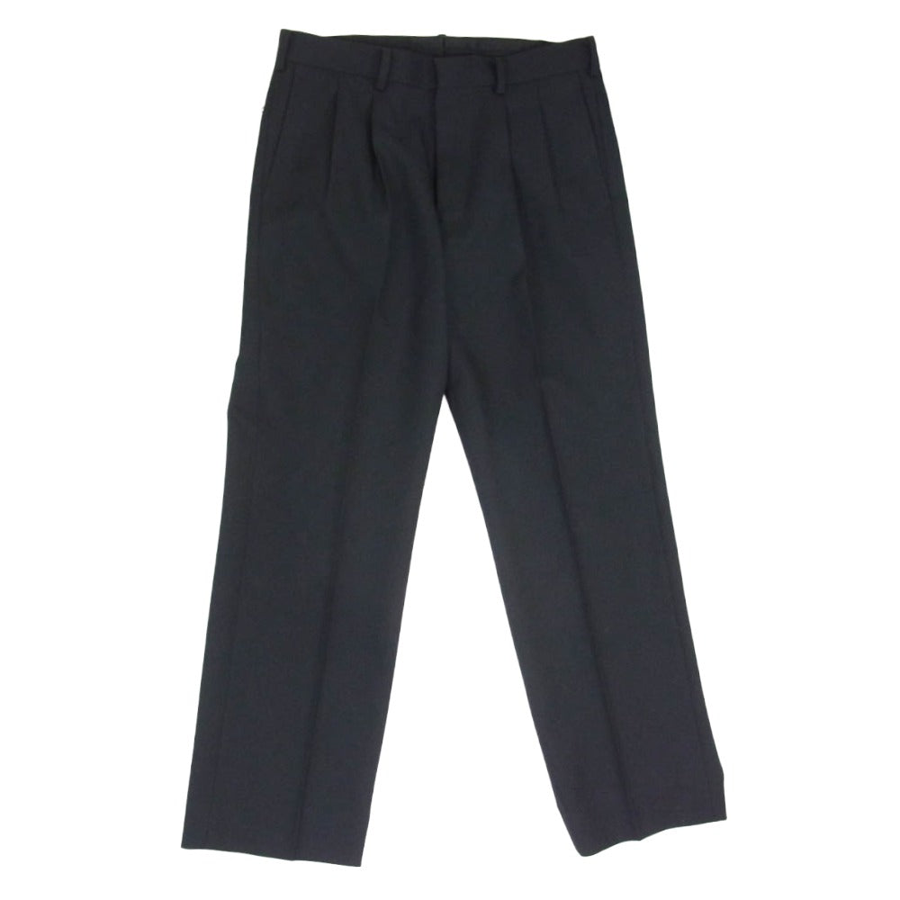 レショップ 24-030-053-8000-4-0 LE エルイー everyday slacks エブリデイ ツータック スラックス パンツ ブラック系 2【中古】