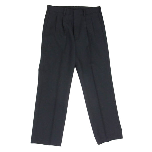 レショップ 24-030-053-8000-4-0 LE エルイー everyday slacks エブリデイ ツータック スラックス パンツ ブラック系 2【中古】