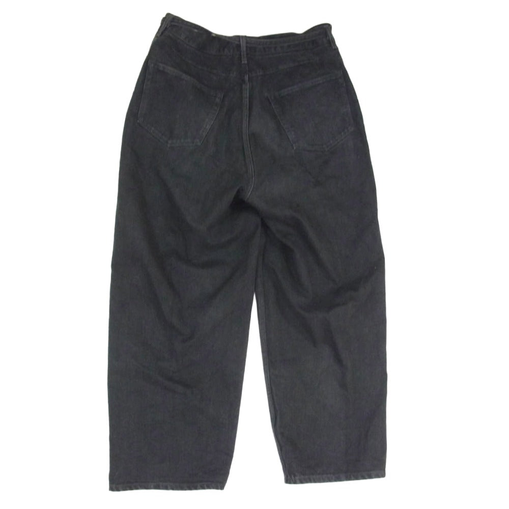 blurhms ブラームス 25SS BHS25S003 12.9oz Denim Narrow Belted Pants デニム ナロー ベルテッド パンツ ブラック系 3【中古】