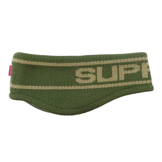 Supreme シュプリーム 25AW Contrast Logo Headband コントラスト ロゴ ヘッドバンド グリーン系【美品】【中古】