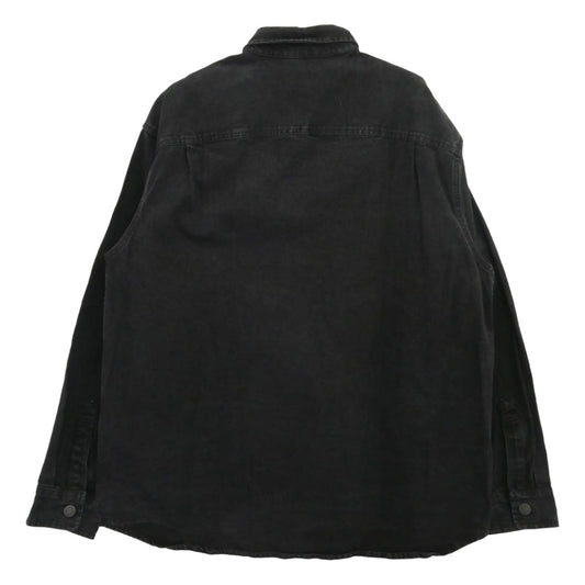 Supreme シュプリーム 23SS Denim painter shirt デニム ペインター 長袖 シャツ ブラック系 L【中古】
