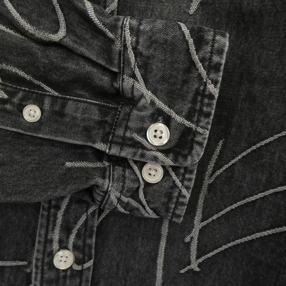 Supreme シュプリーム 23AW Handwriting Jacquard Denim Shirt ハンド