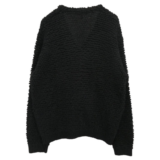 Supreme シュプリーム 24AW Textured Knotted Cardigan テクスチャード ノッテッド ニット カーディガン ブラック系 L【極上美品】【中古】