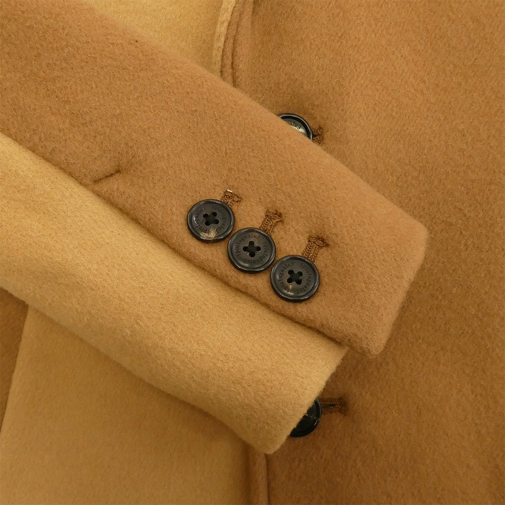 1piu1uguale3 ウノピュウノウグァーレトレ MRC159 WOL159 CHESTER COAT CRAZY ウール クレイジーパターン チェスターコート ブラウン系【中古】