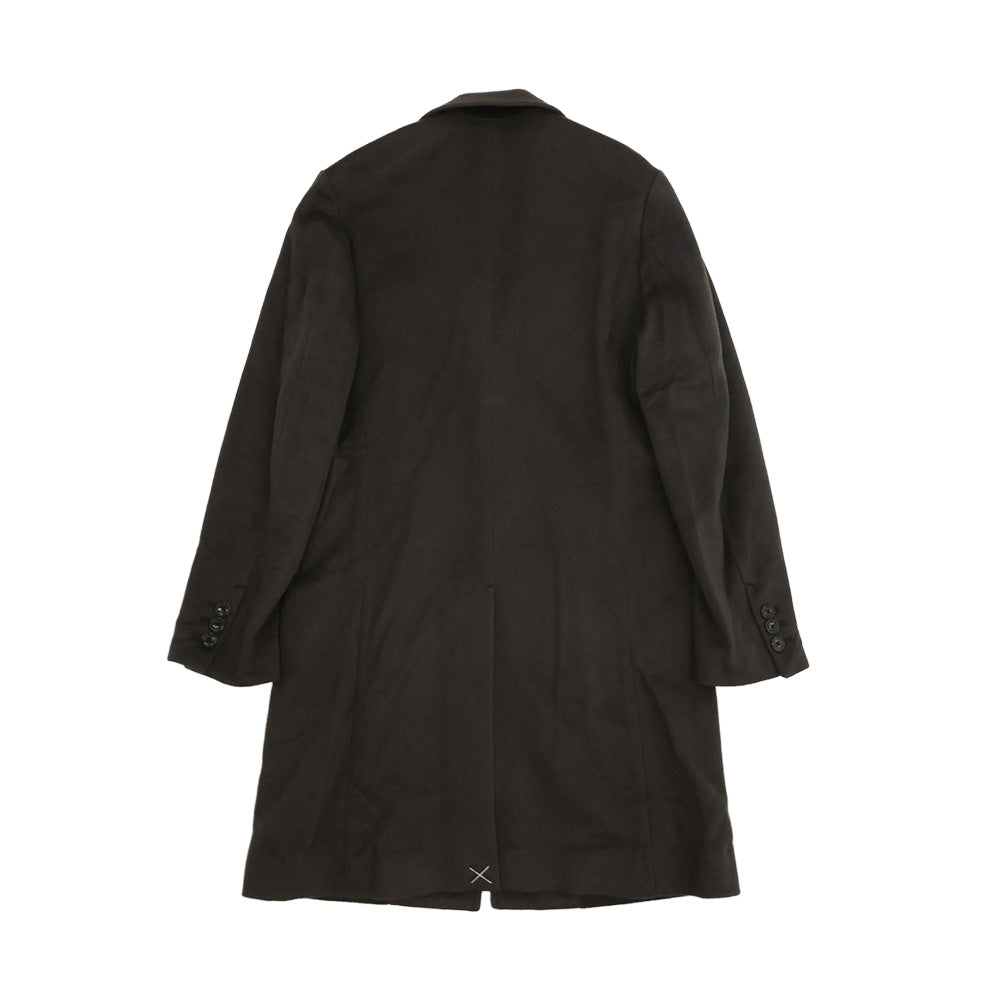 1piu1uguale3 ウノピュウノウグァーレトレ MRC160 CAS037 CHESTER COAT カシミア チェスターコート ブラウン系 6【中古】