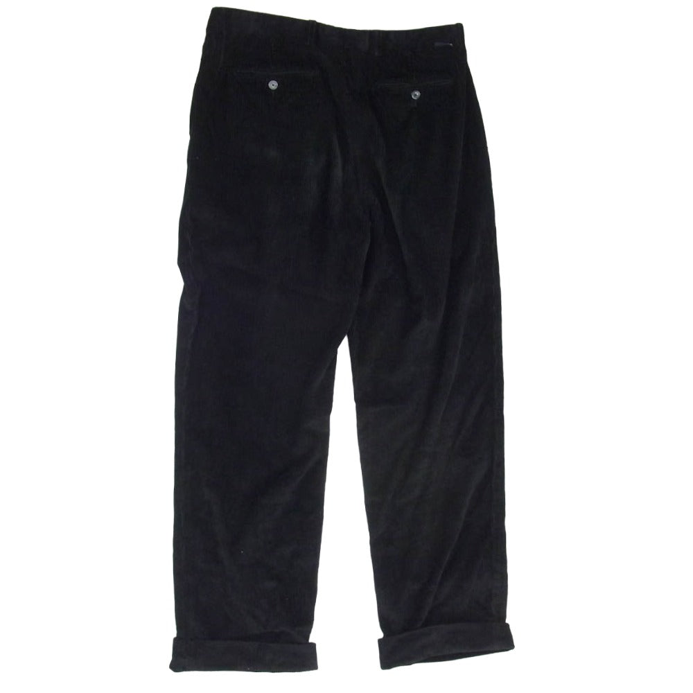 NAUTICA ノーティカ コーデュロイ ワイド パンツ ブラック系 36【中古】