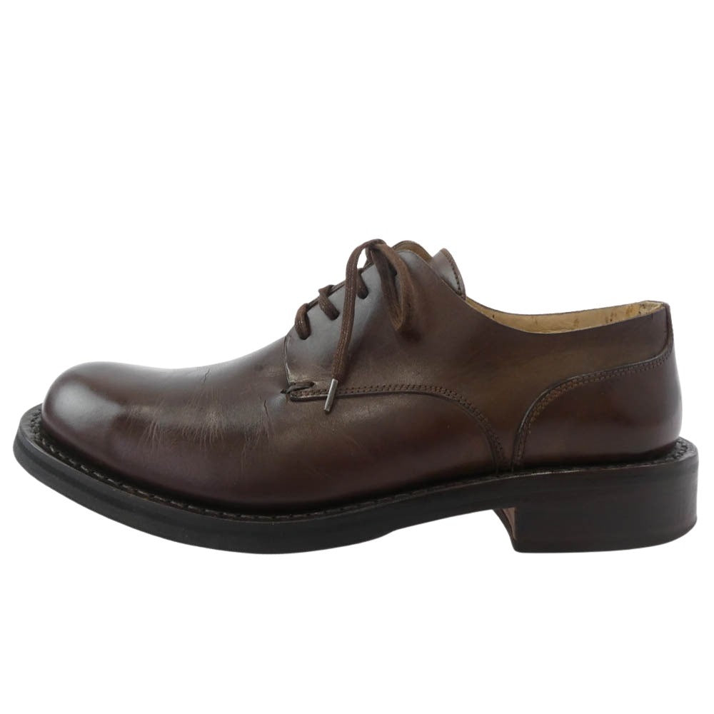 JIL SANDER ジルサンダー Plain toe Oxford プレーントゥ レースアップ レザー シューズ ブラウン系 6.5【中古】