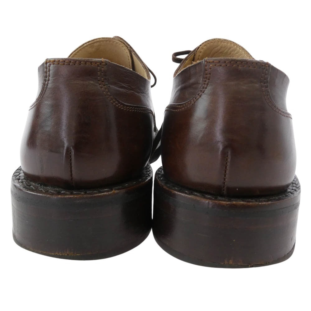 JIL SANDER ジルサンダー Plain toe Oxford プレーントゥ レースアップ レザー シューズ ブラウン系 6.5【中古】