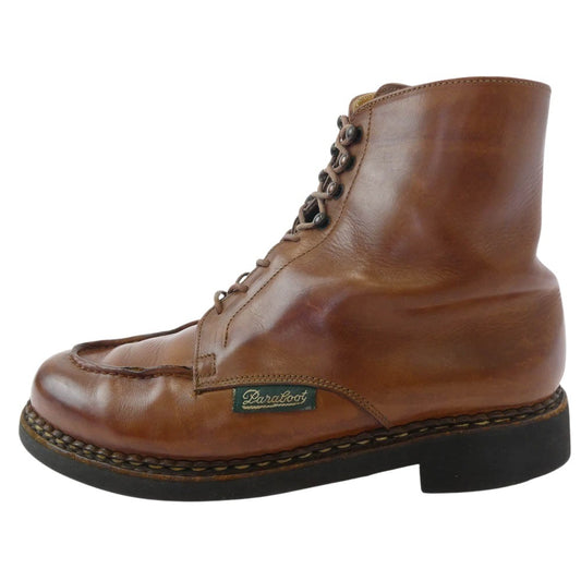 Paraboot パラブーツ ボーリュ― レースアップ レザー ブーツ ブラウン系 7【中古】