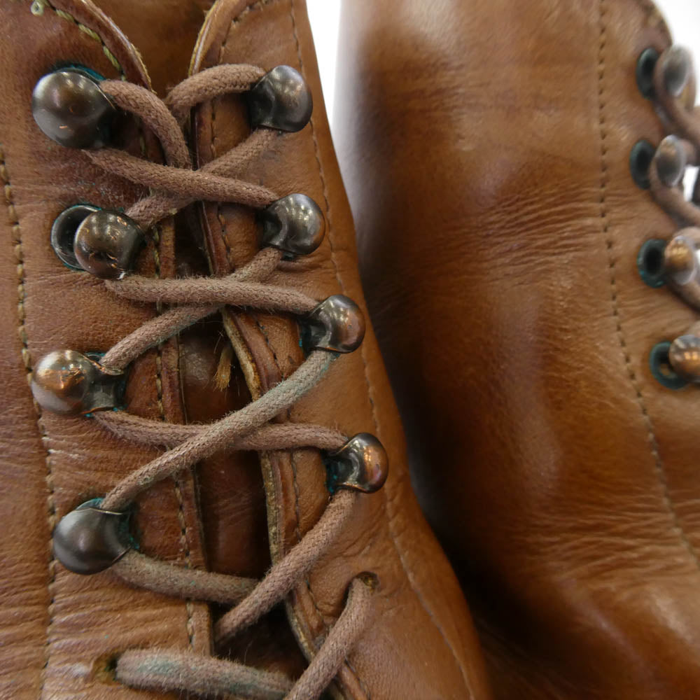 Paraboot パラブーツ ボーリュ― レースアップ レザー ブーツ ブラウン系 7【中古】