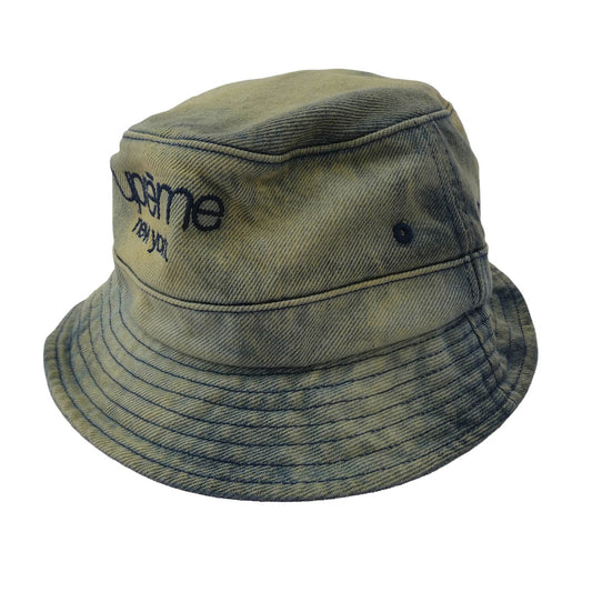 Supreme シュプリーム 24SS Chino Twill Crusher Hat Dirty Indigo チノツイル クラッシャーハット デニム バケットハット 帽子 インディゴブルー系 medium/large【中古】