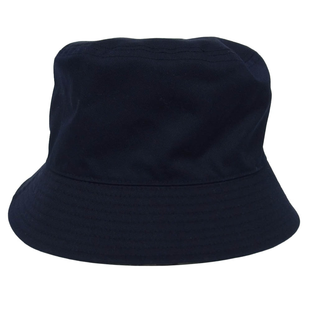 WTAPS ダブルタップス 24SS 241HCDT-HT18 ロゴ刺繍 リバーシブル バケットハット 帽子 ネイビー系【中古】