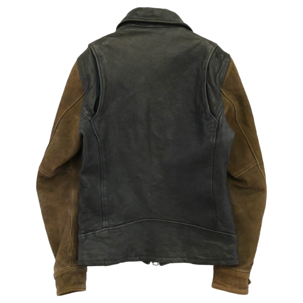 glamb グラム GB0419 JKT02 Durden Leather JKT ベジタブルタンニン ラムレザー ジャケット ブラック系 ブラウン系【中古】