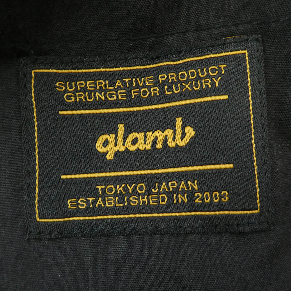 glamb グラム GB0419 JKT02 Durden Leather JKT ベジタブルタンニン ラムレザー ジャケット ブラック系 ブラウン系【中古】