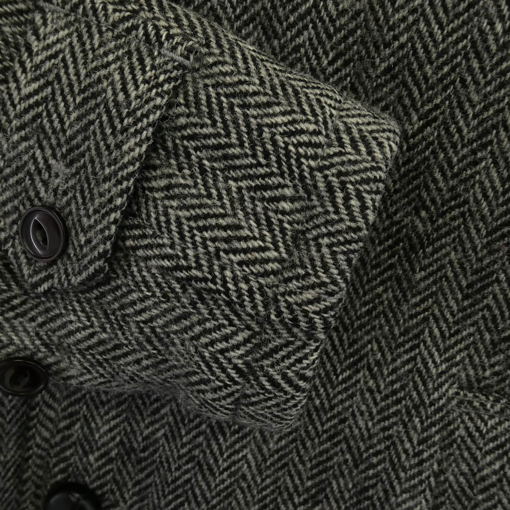 FIVE BROTHER ファイブブラザー Harris Tweed ウールブルゾン ジャケット ブラック系 M【中古】