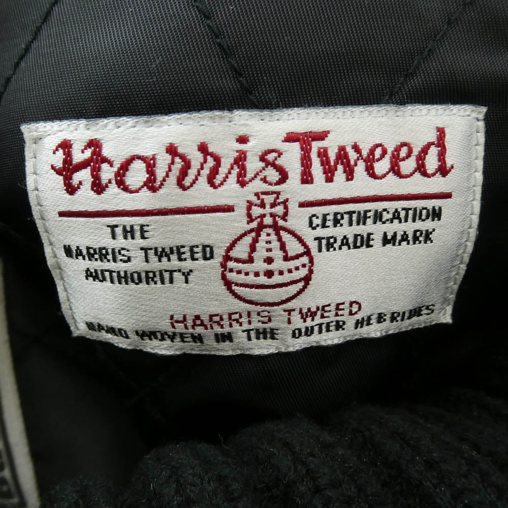 FIVE BROTHER ファイブブラザー Harris Tweed ウールブルゾン ジャケット ブラック系 M【中古】