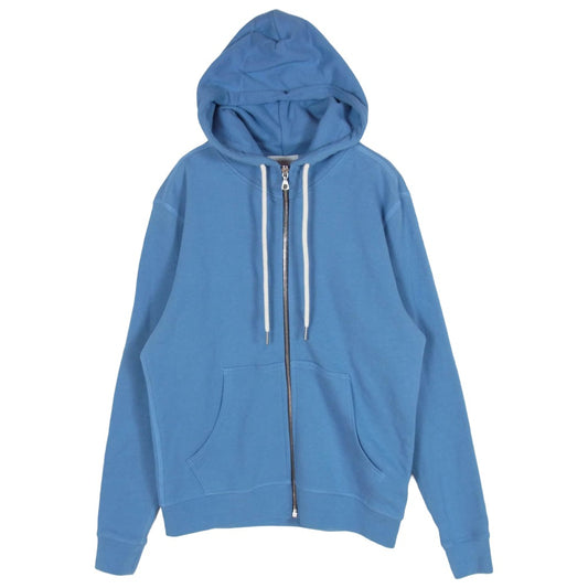 ジョンエリオット ジップアップ フーディー パーカー ライトブルー系 1【中古】