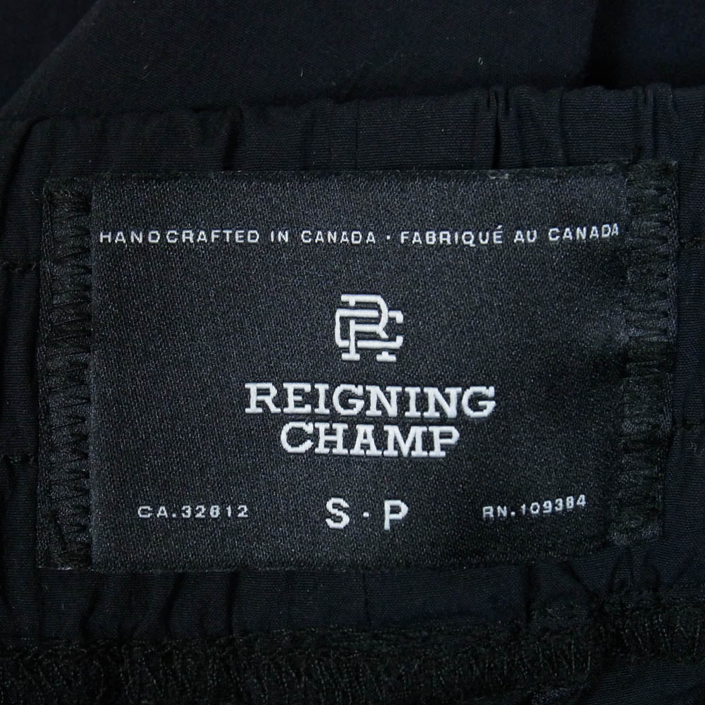 REIGNING CHAMP レイニングチャンプ イージー ジョガー パンツ ブラック系 S【中古】