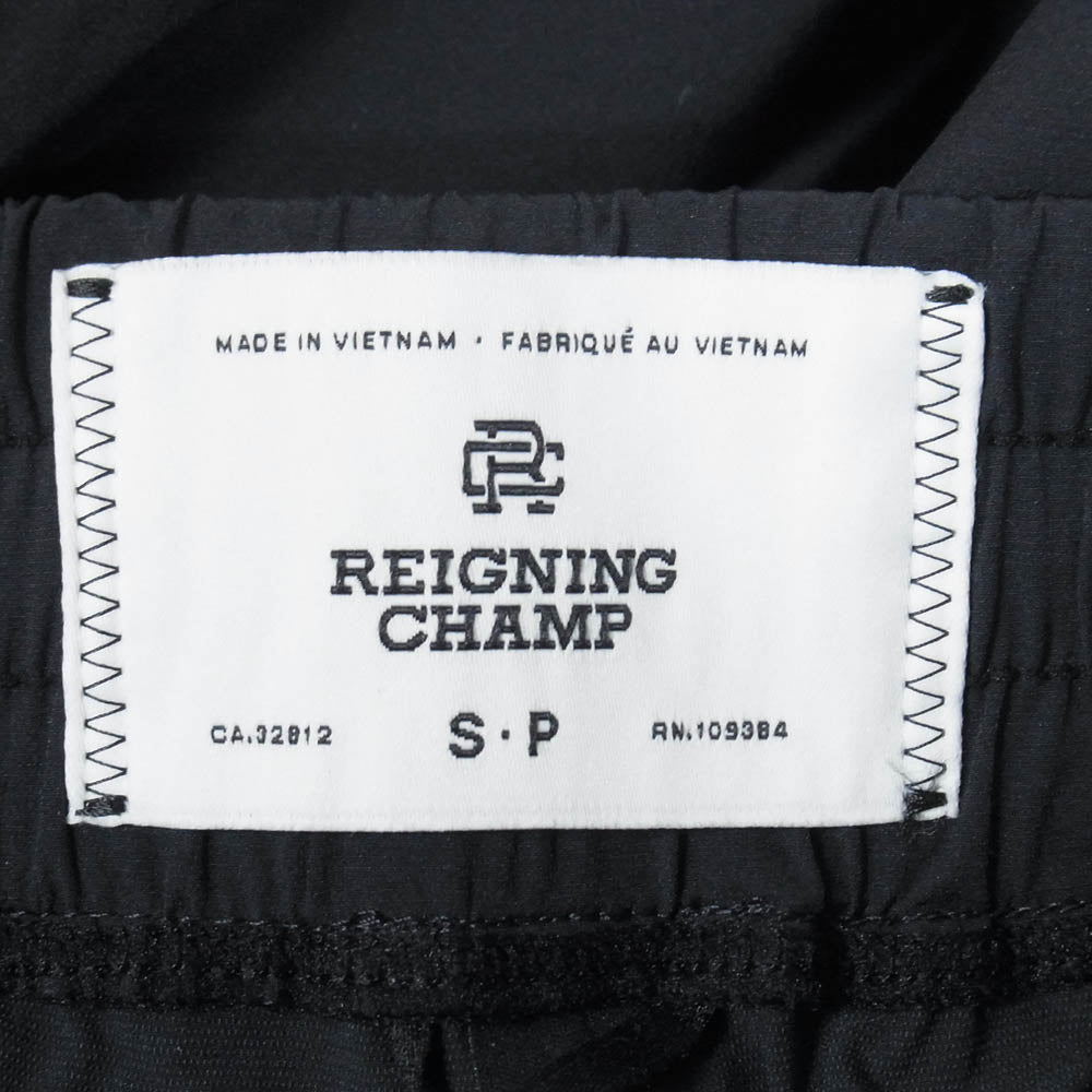 REIGNING CHAMP レイニングチャンプ RC-5187 裾ジップ イージー テーパード パンツ ブラック系 S【中古】