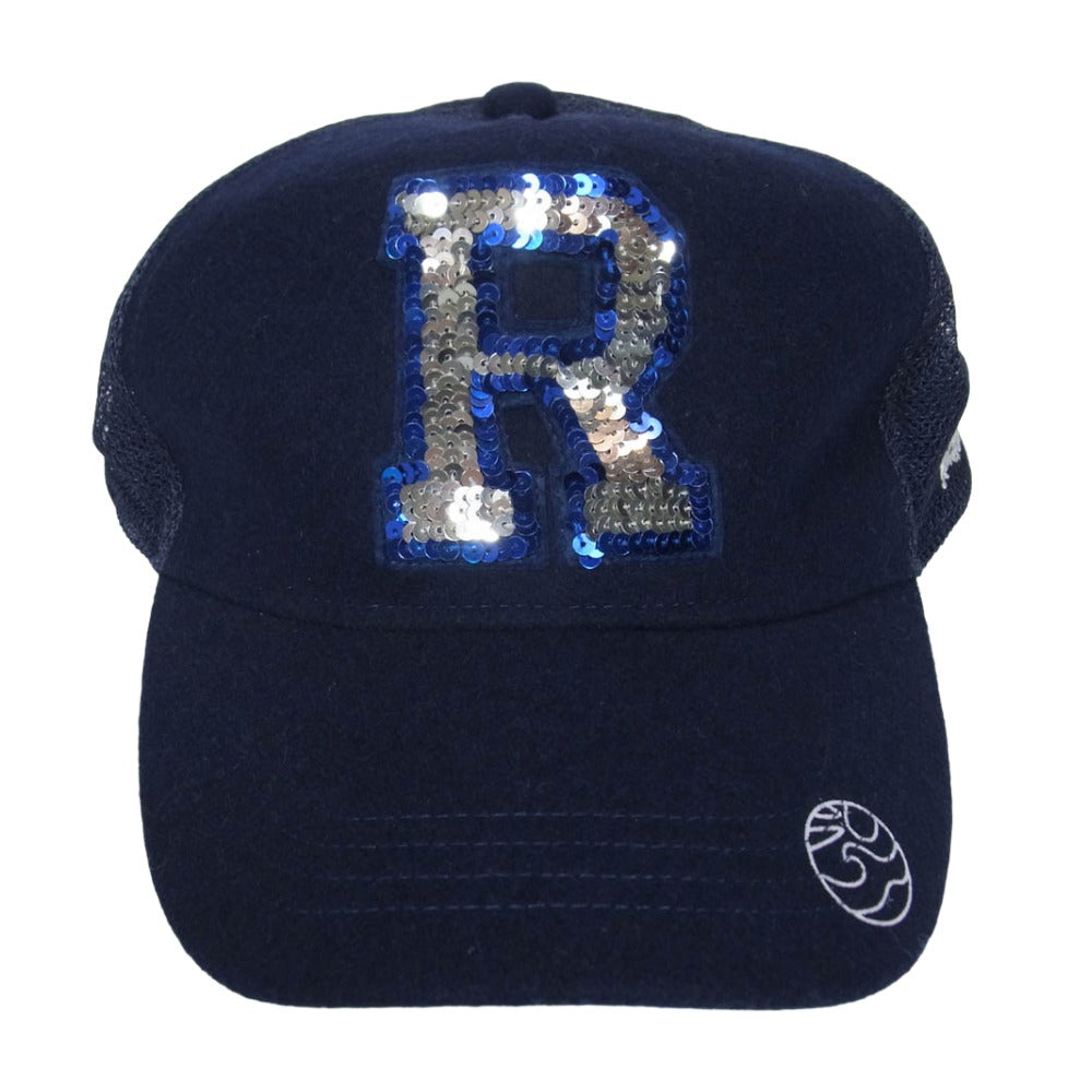 Ron Herman ロンハーマン × YOSHINORI KOTAKE ヨシノリコタケ スパンコール メッシュ キャップ 帽子 ダークネイビー系【中古】