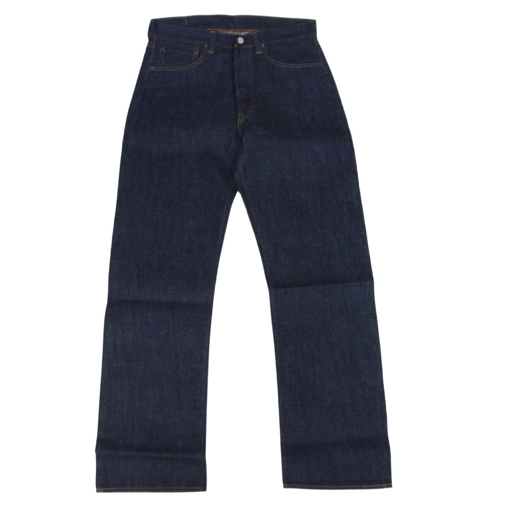WAREHOUSE ウエアハウス 2001XX リジット ボタンフライ セルビッチ デニム パンツ インディゴブルー系 W31【極上美品】【中古】