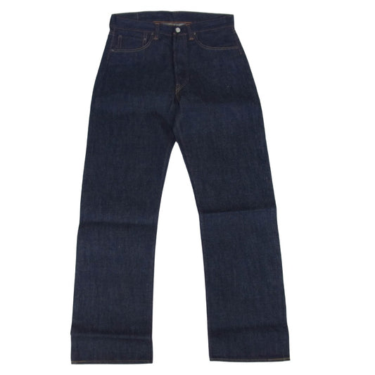 WAREHOUSE ウエアハウス 2001XX リジット ボタンフライ セルビッチ デニム パンツ インディゴブルー系 W31【極上美品】【中古】
