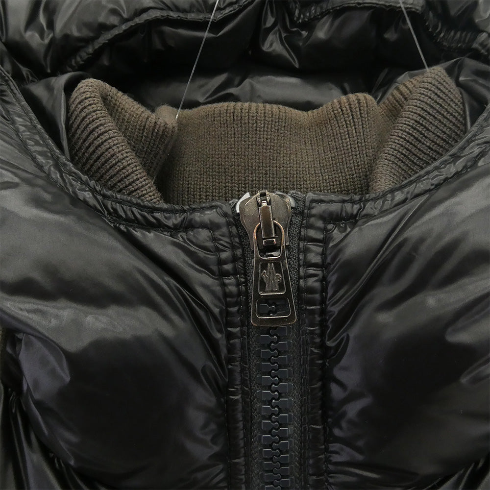 MONCLER モンクレール 220914336305 BARTHOLOME GILET バルトロメ フード付き ダウン ベスト ブラック系 3【中古】