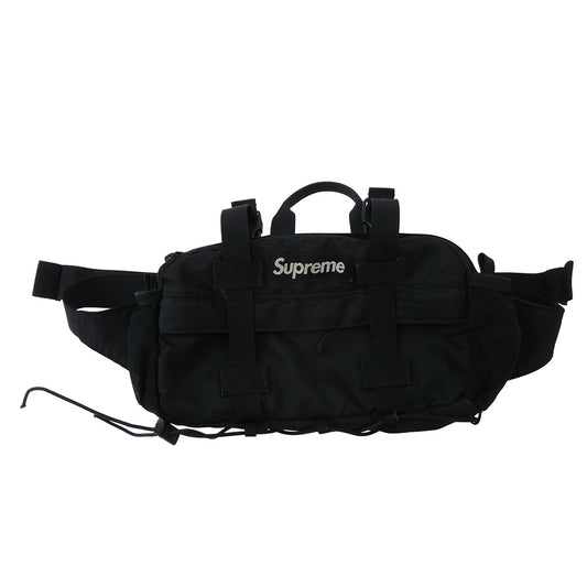 Supreme シュプリーム 19AW Waist Bag ウエスト ボディ バッグ ブラック系【中古】