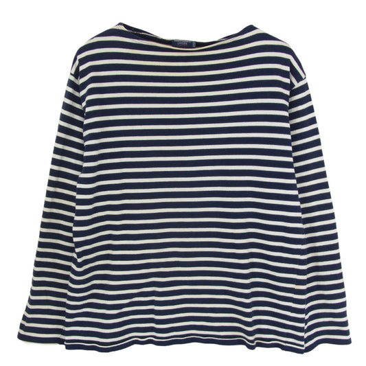 SAINT JAMES セントジェームス 6SGPON フランス製 L'ATELIER ラトリエ バスク シャツ ネイビー系 L【中古】