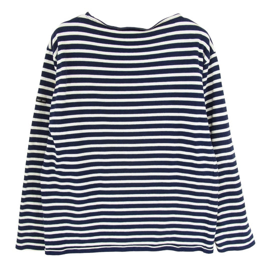 SAINT JAMES セントジェームス 6SGPON フランス製 L'ATELIER ラトリエ バスク シャツ ネイビー系 L【中古】