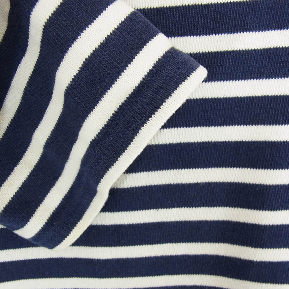 SAINT JAMES セントジェームス 6SGPON フランス製 L'ATELIER ラトリエ バスク シャツ ネイビー系 L【中古】